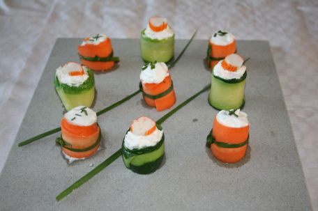RECIPE MAIN IMAGE Makis de legumes au surimi et au chevre frais